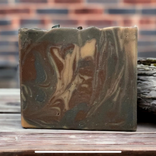 Dark Amber Rosewood Goat Milk Soap