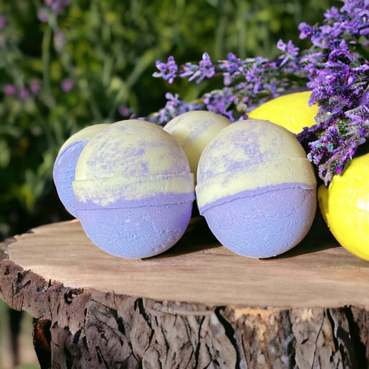 Lovely Lemon Lavender Bath Bomb