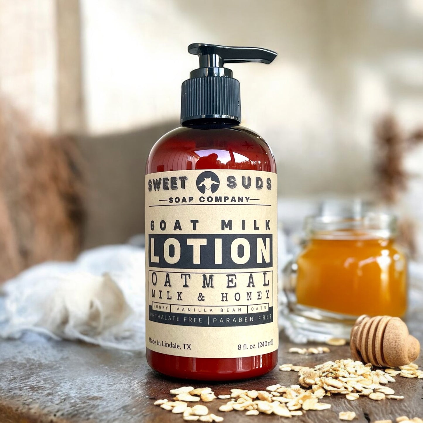 Oatmeal, Milk & Honey Goat Milk Lotion(Seasonal)