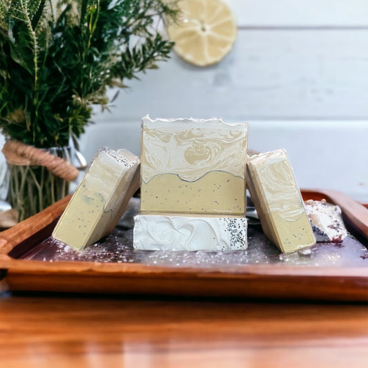Lemon Poppyseed Goat Milk Soap