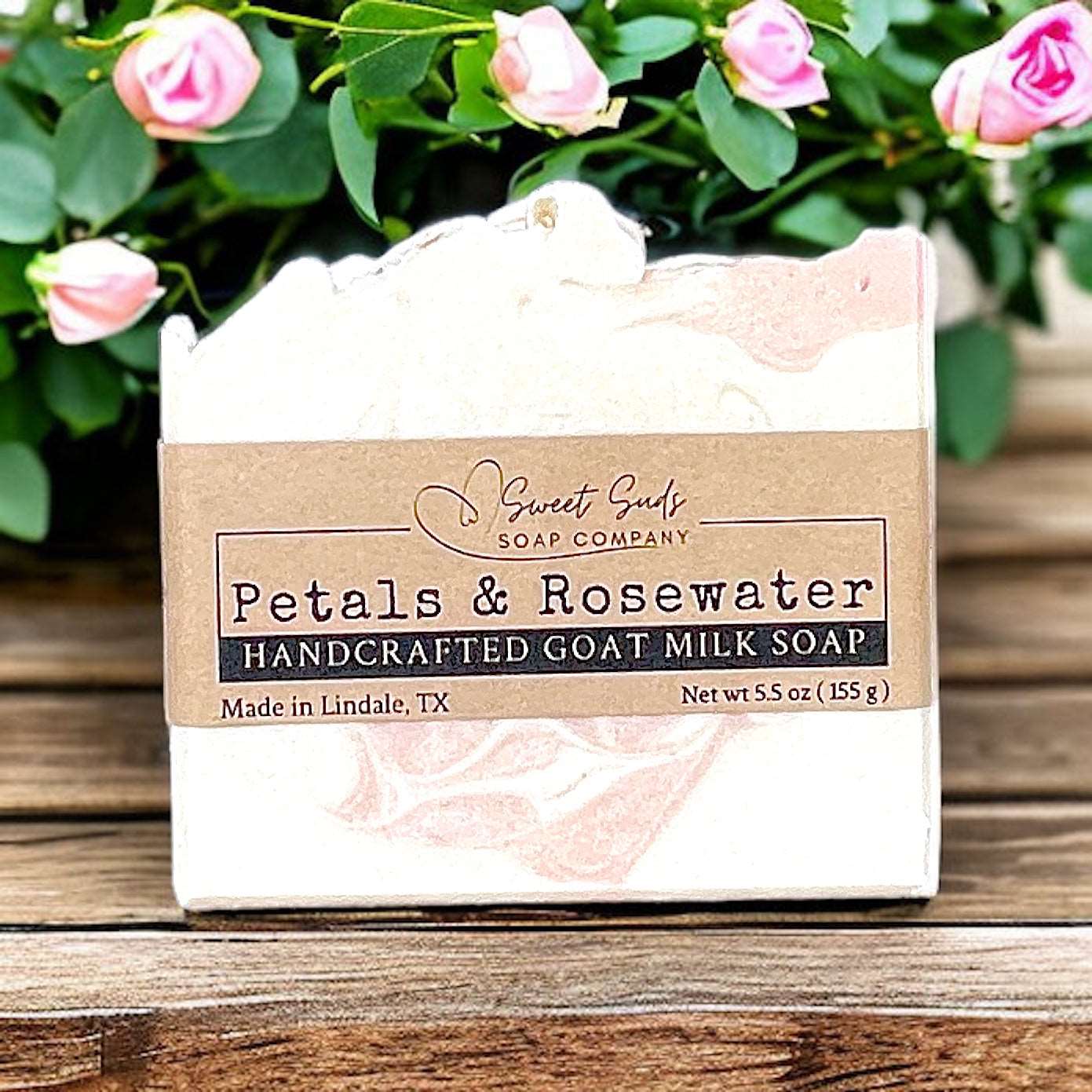 Petals and Rosewater Goat Milk Soap