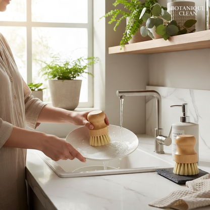Natural Bamboo Dish Scrub Brush