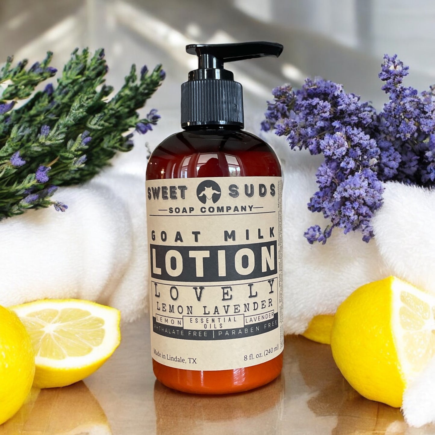 Lovely Lemon Lavender Goat Milk Lotion