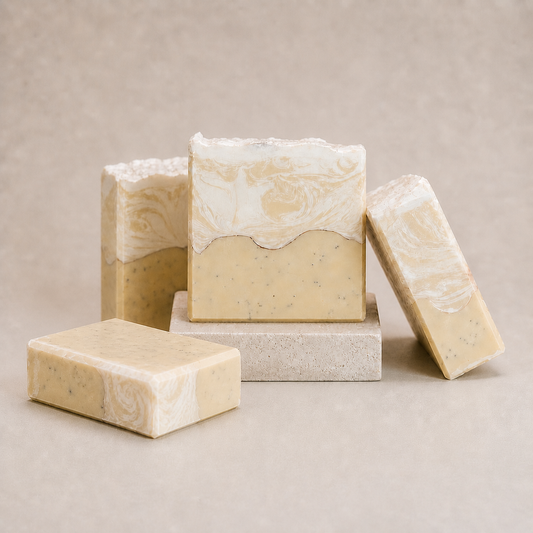 Lemon Poppyseed Goat Milk Soap