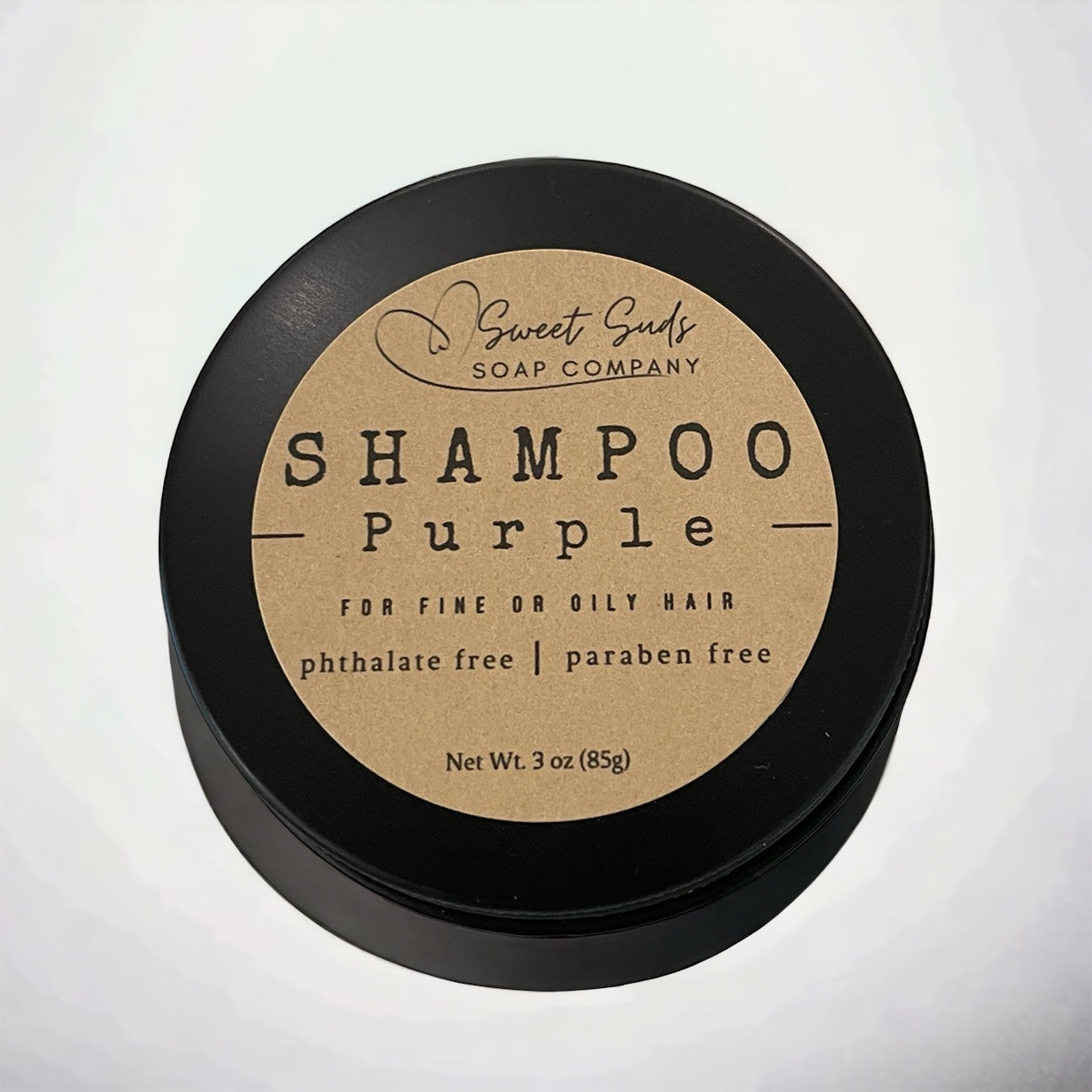 Purple-Shampoo Bar For Fine Hair