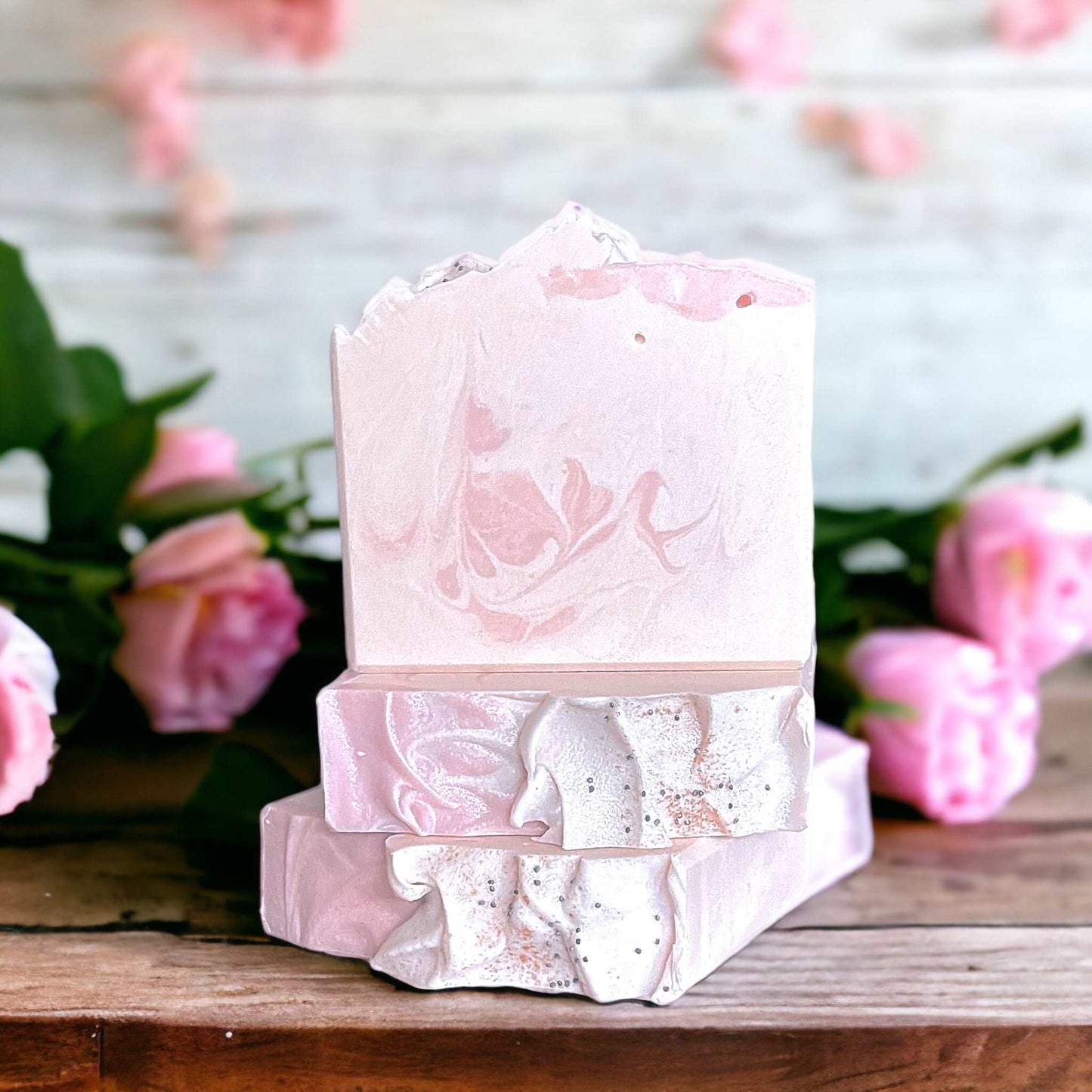 Petals and Rosewater Goat Milk Soap