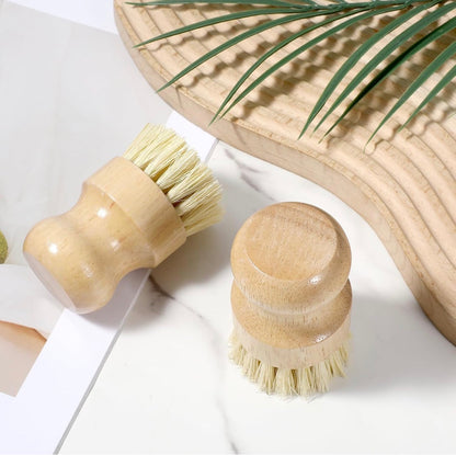 Natural Bamboo Dish Scrub Brush