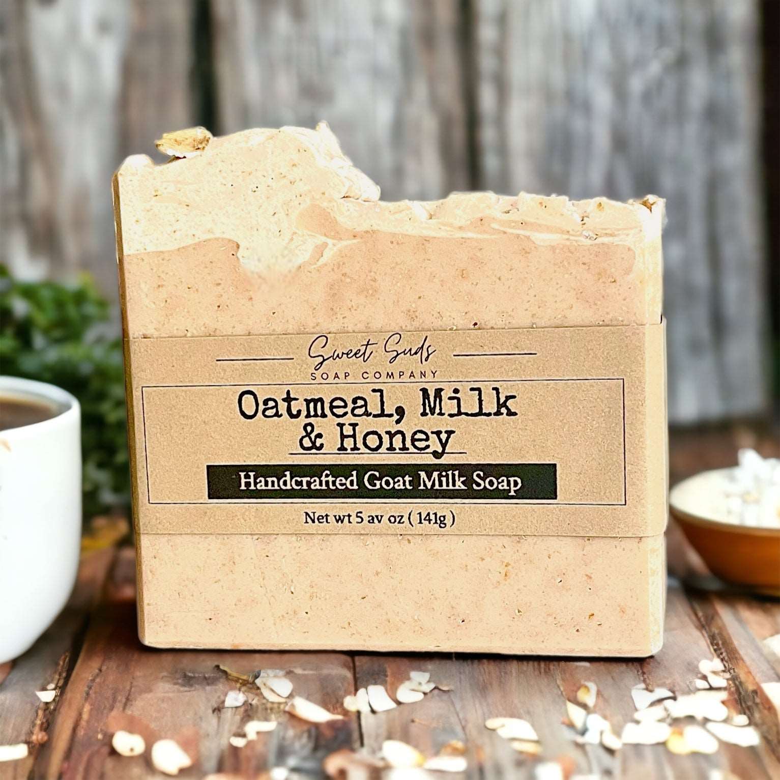 Oatmeal Milk N Honey Goat Milk Soap